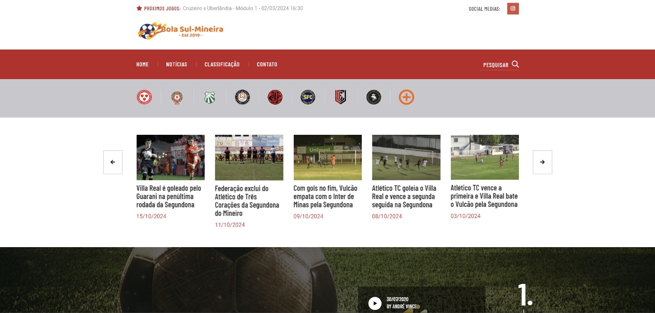 Projeto BOLA SUL MINEIRA