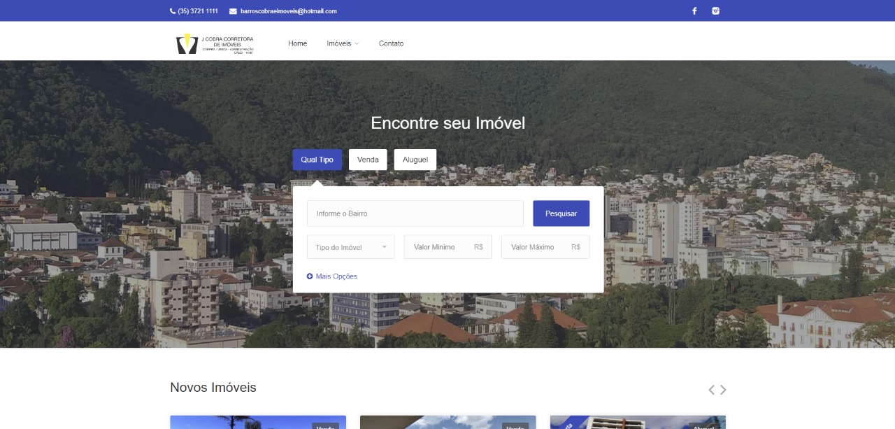 Projeto JCOBRA IMÓVEIS